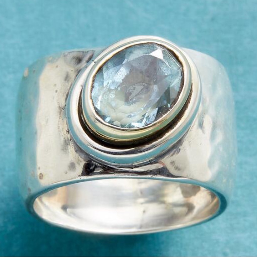 Tipping Topaz Ring New With Tags From Sundance 249$